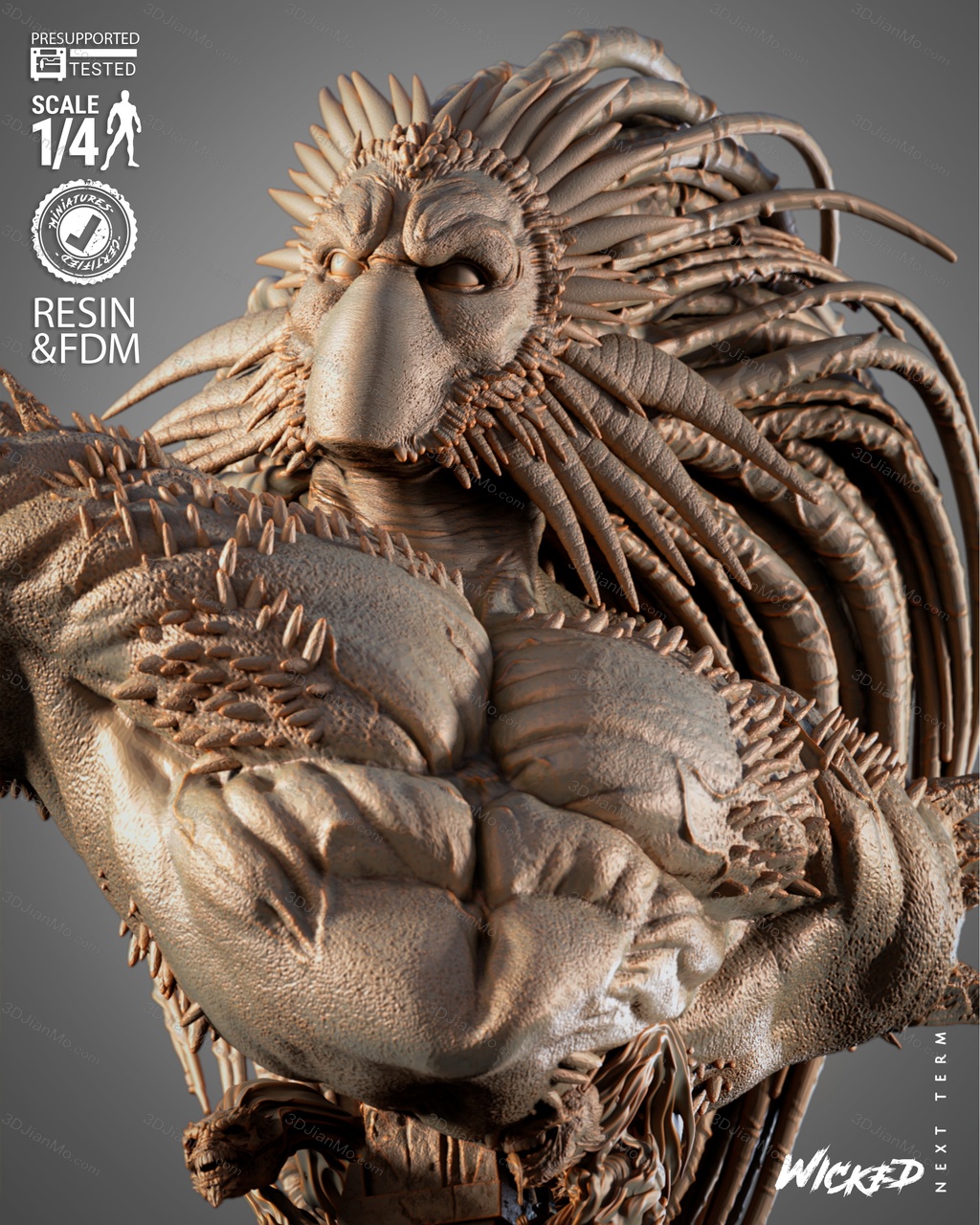 3DWicked 漫威 黑心怪