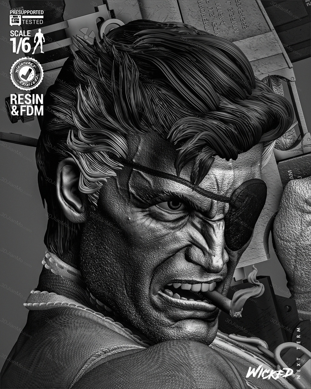 3DWicked 漫威 尼克·弗瑞