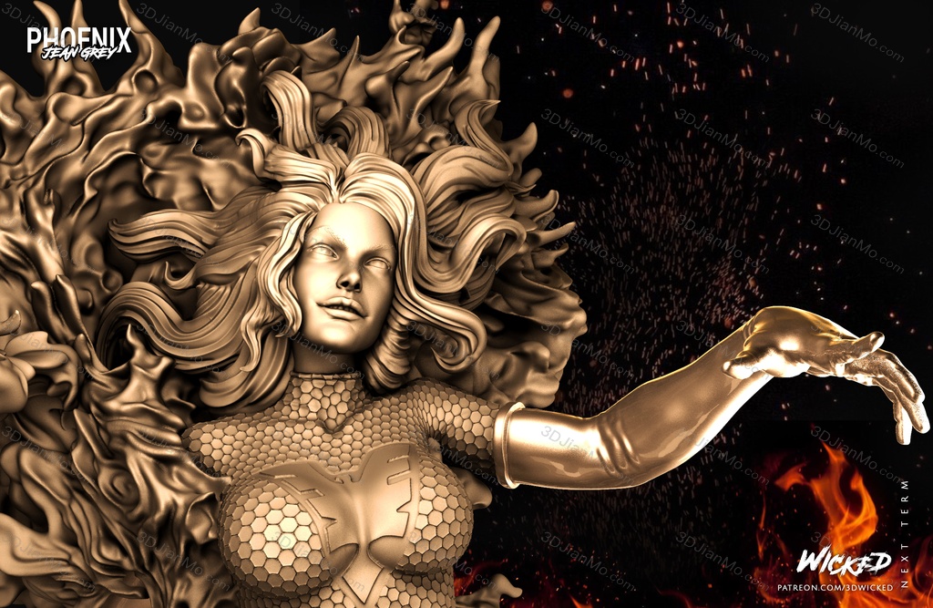 3DWicked 漫威 凤凰女