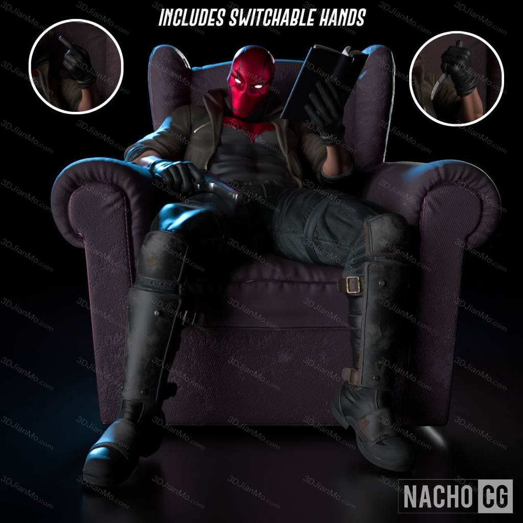 Nacho CG DC漫画 红头罩