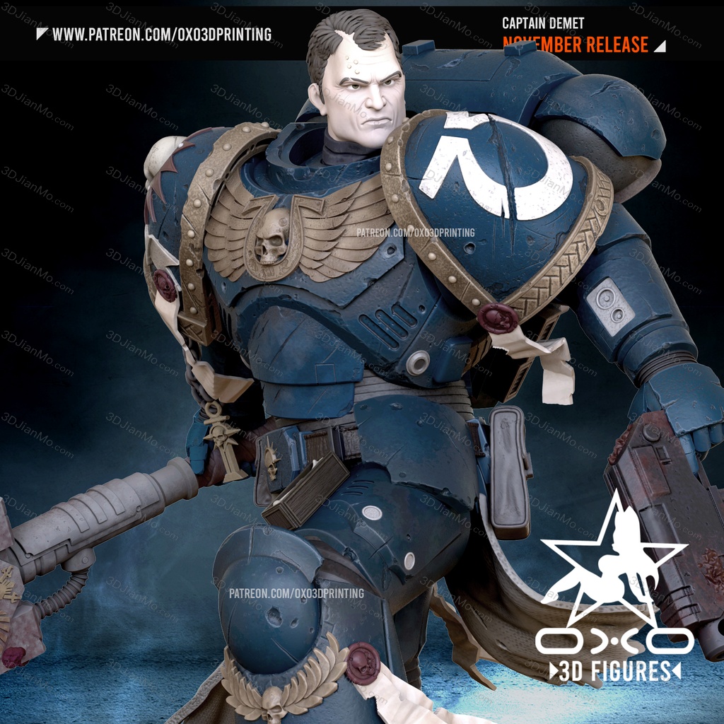 OXO3D 战锤40K 星际战士