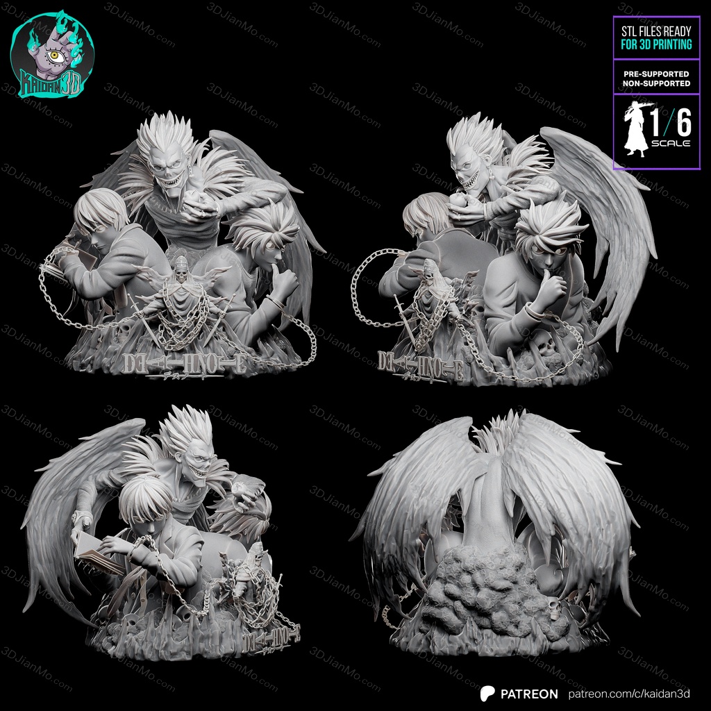 Kaidan 死亡笔记 夜神月和艾尔·罗莱特