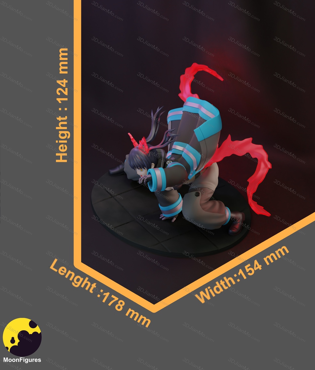 Moon Figures 炎炎之消防队 环古达