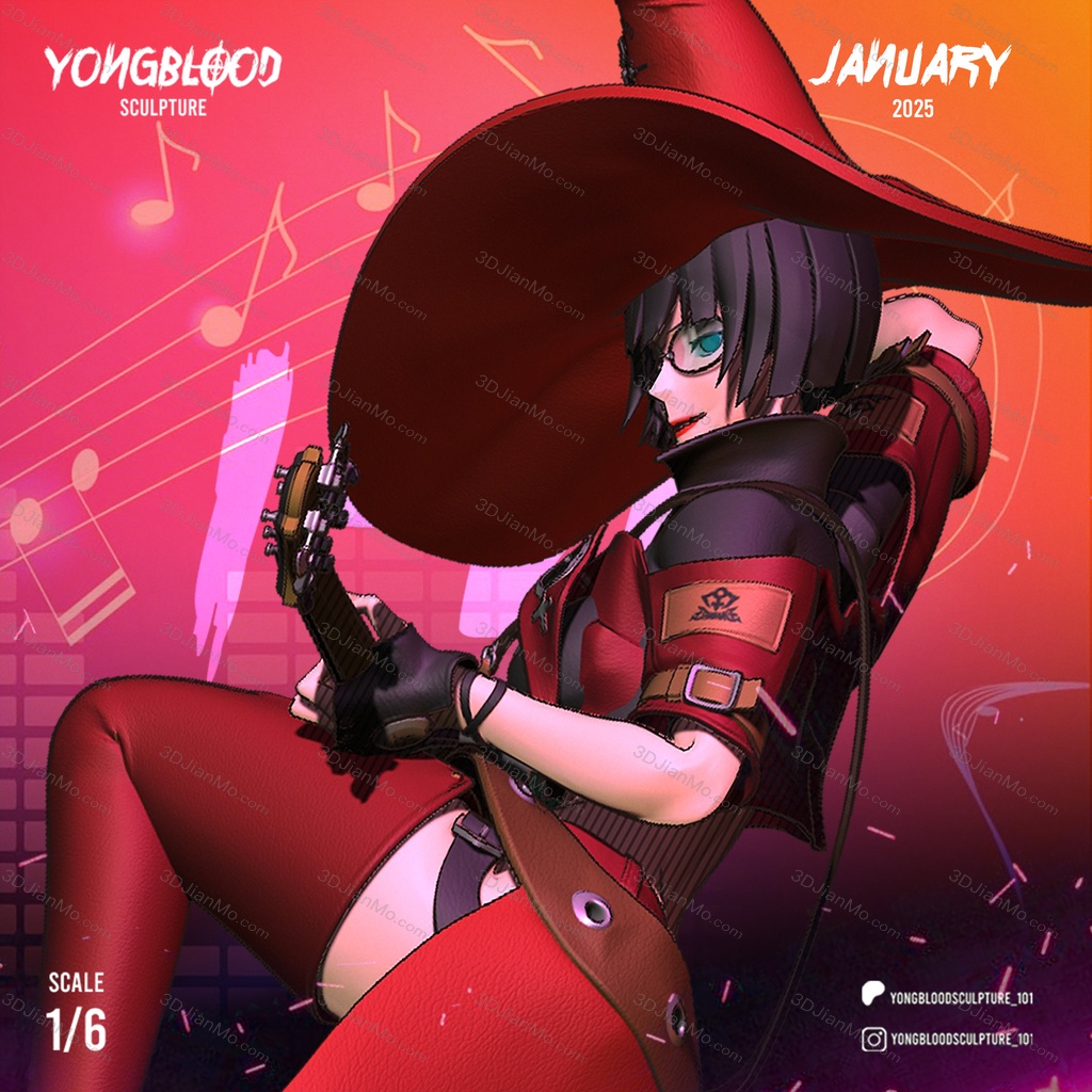 Yongblood Sculpture 罪恶装备 茵诺