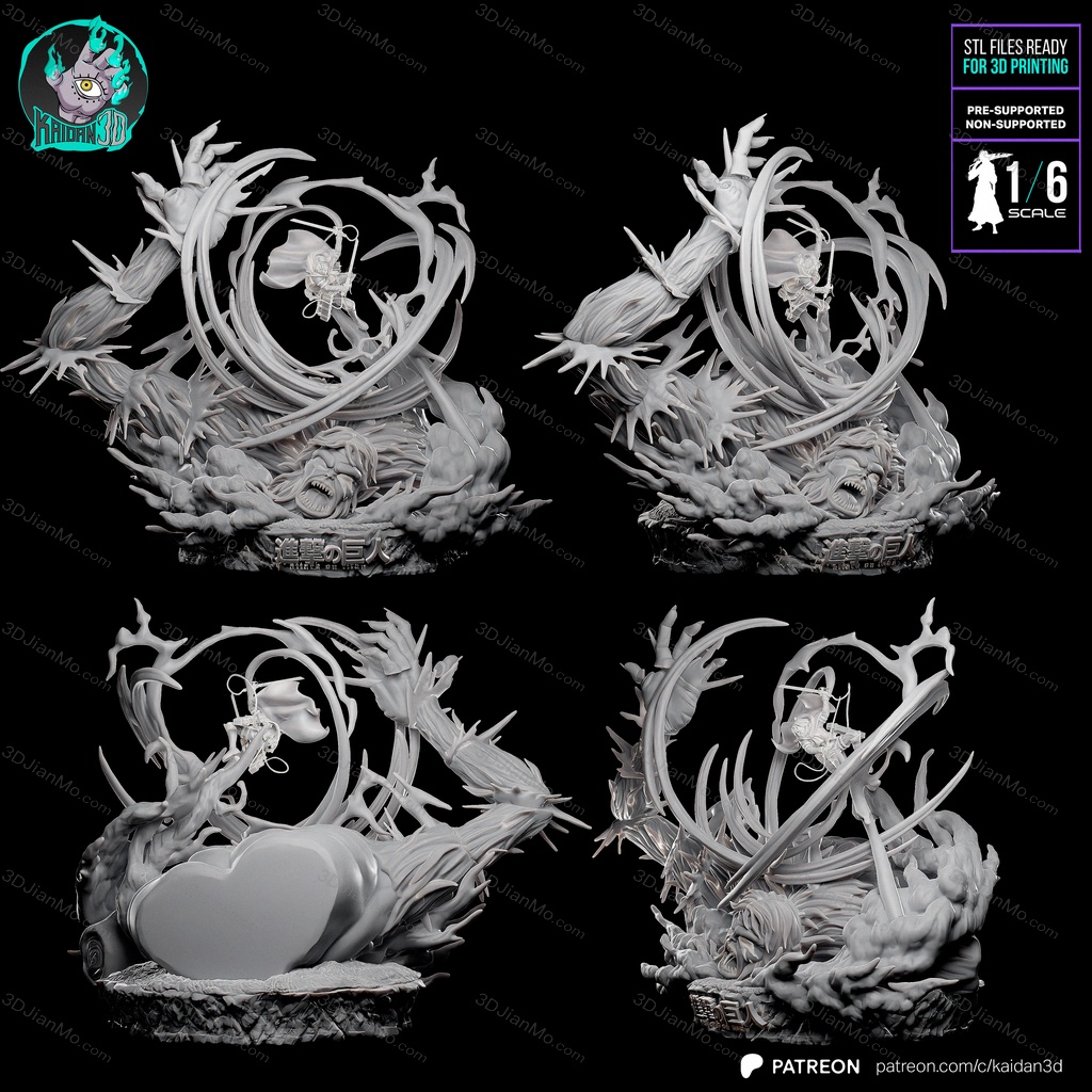 Kaidan 进击的巨人 利威尔 VS 兽之巨人