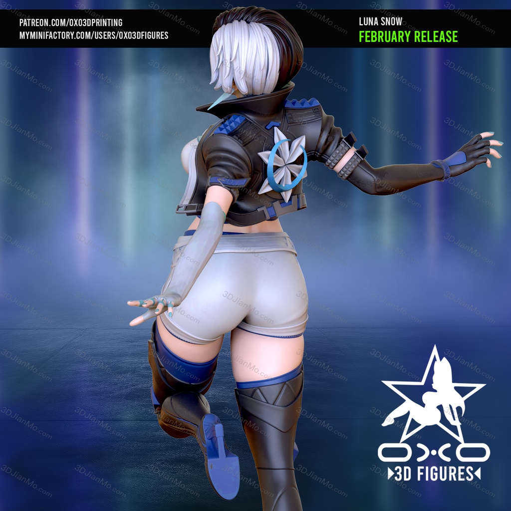 OXO3D 漫威 冰月花雪