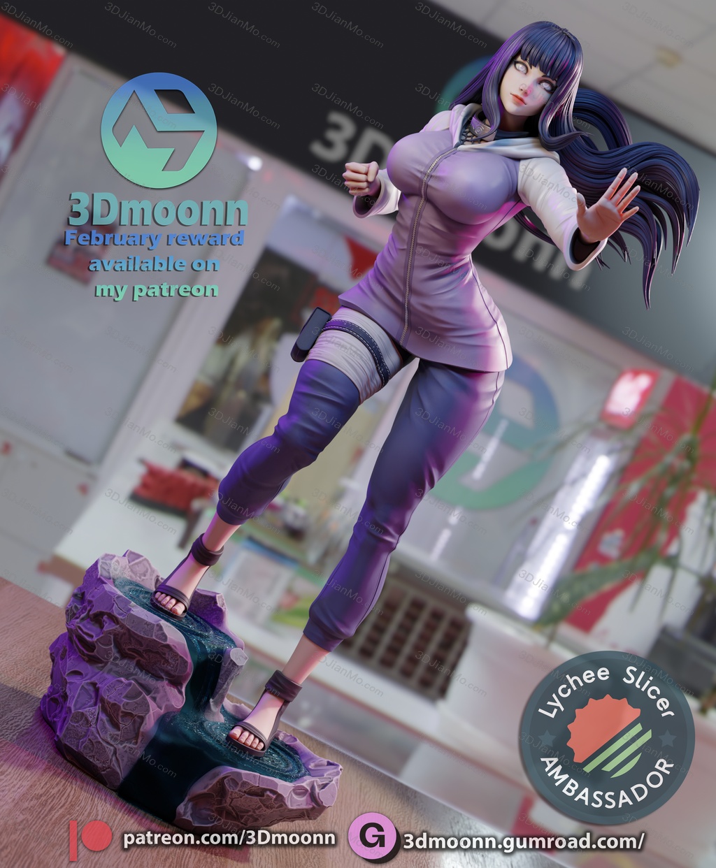 3Dmoonn 火影忍者 雏田