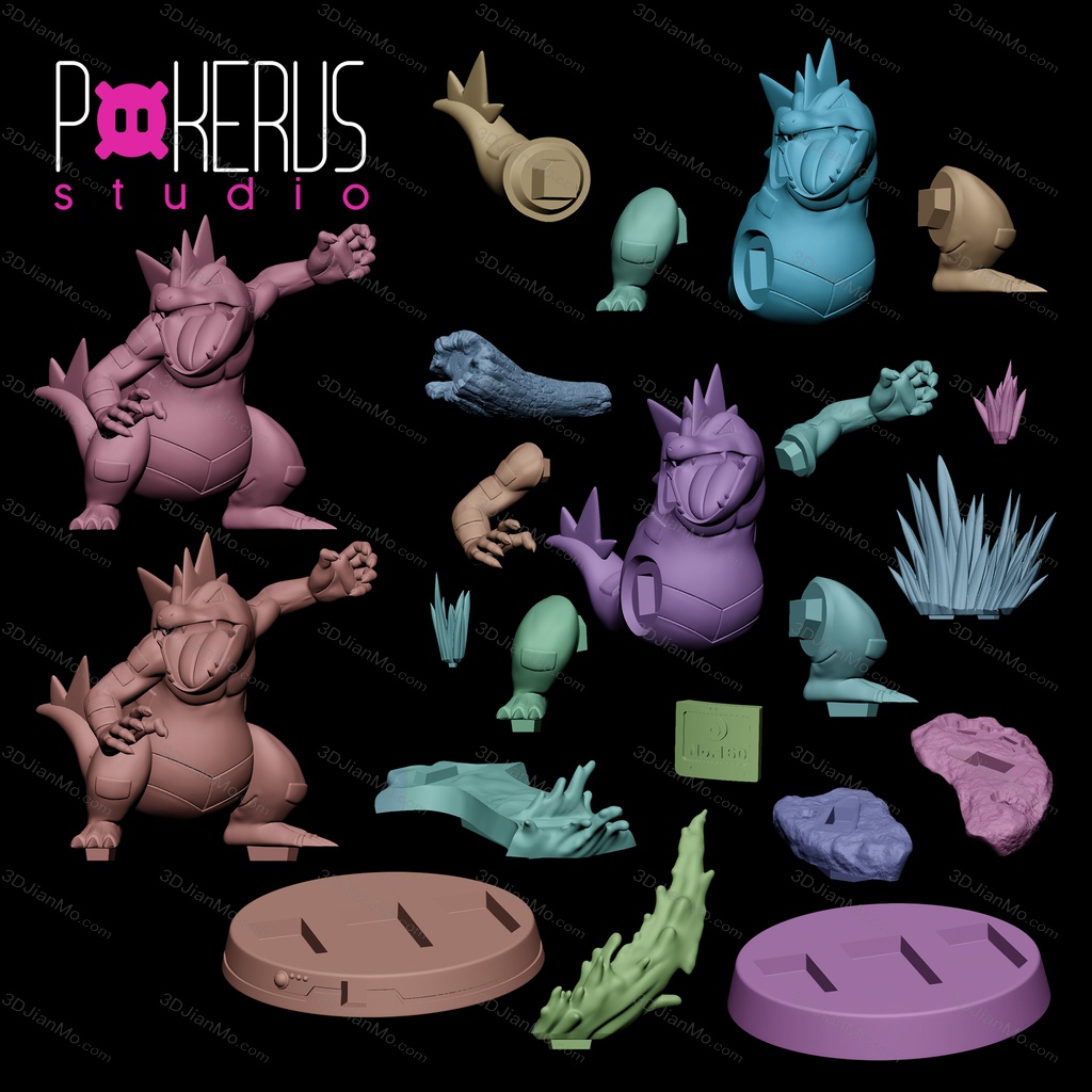 Pokerus Studio 精灵宝可梦 大力鳄