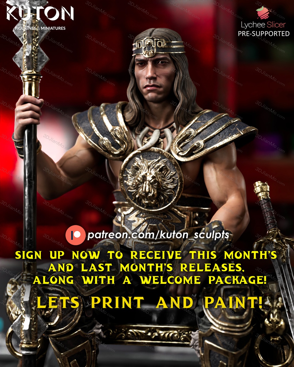 KUTON 漫威 野蛮人柯南