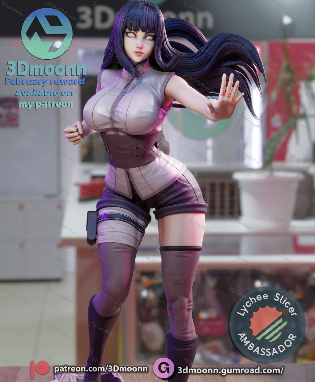 3Dmoonn 火影忍者 雏田