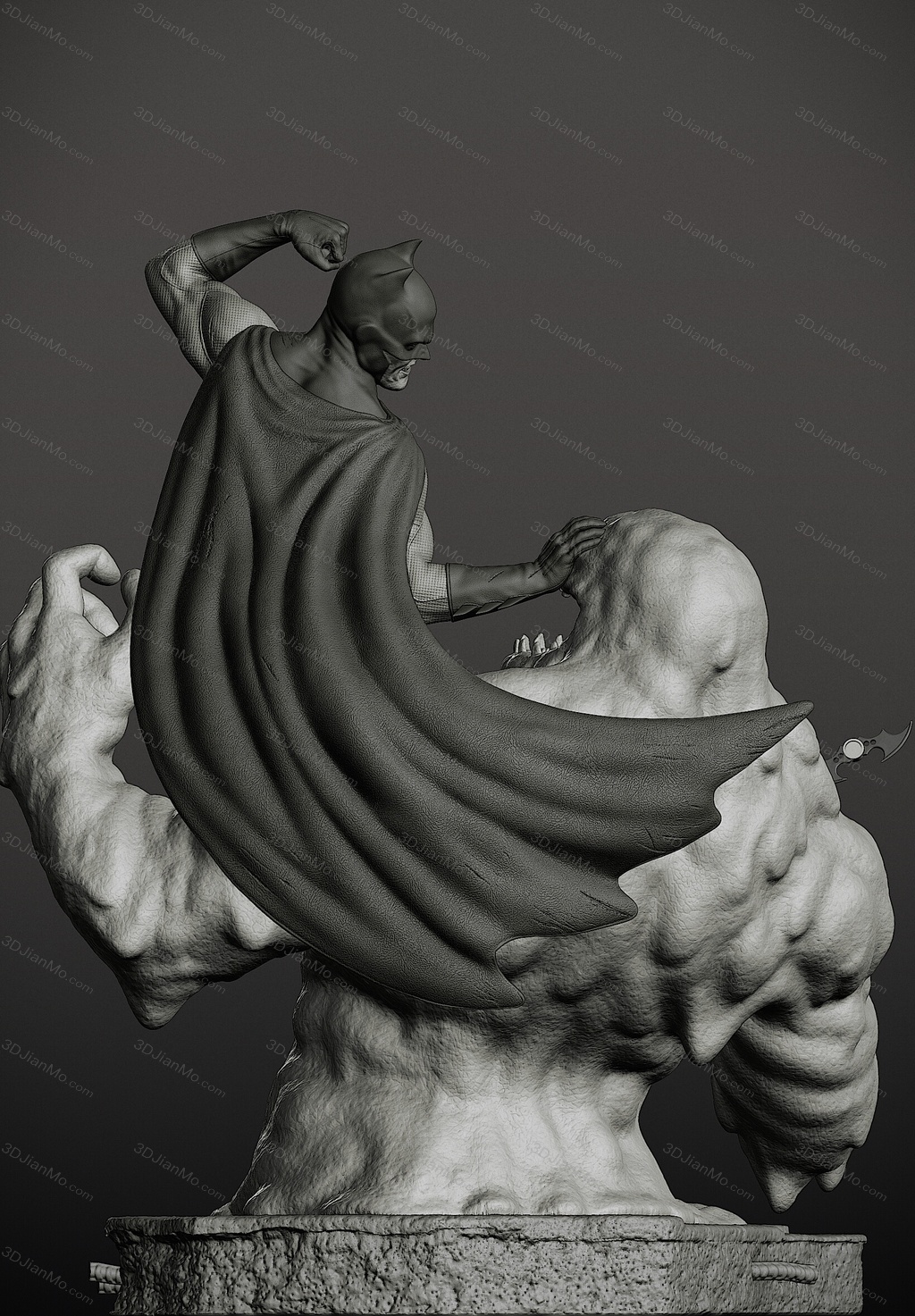 DC漫画 蝙蝠侠对战泥脸