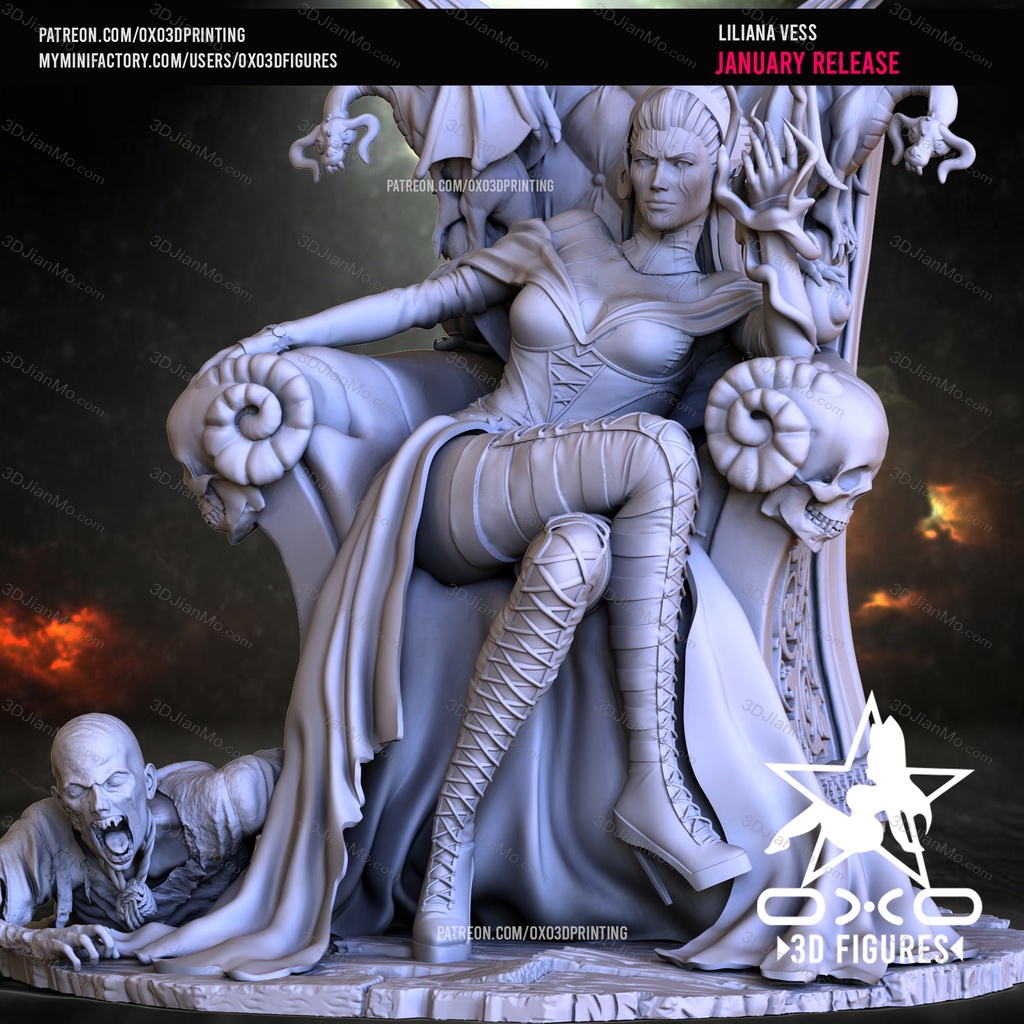 OXO3D 万智牌 莉莲娜维斯