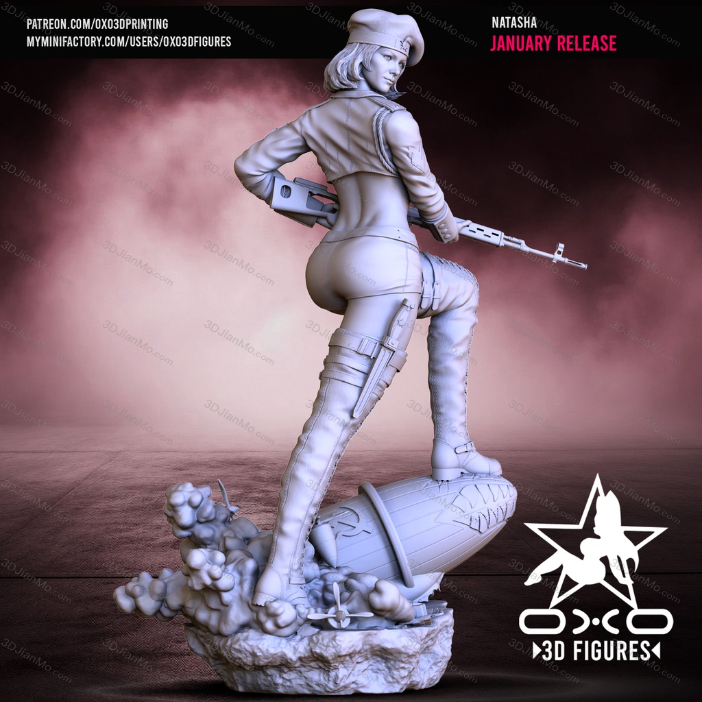 OXO3D 漫威 娜塔莎·罗曼诺夫