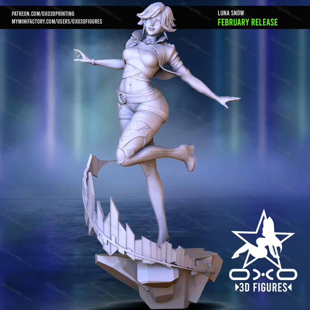 OXO3D 漫威 冰月花雪