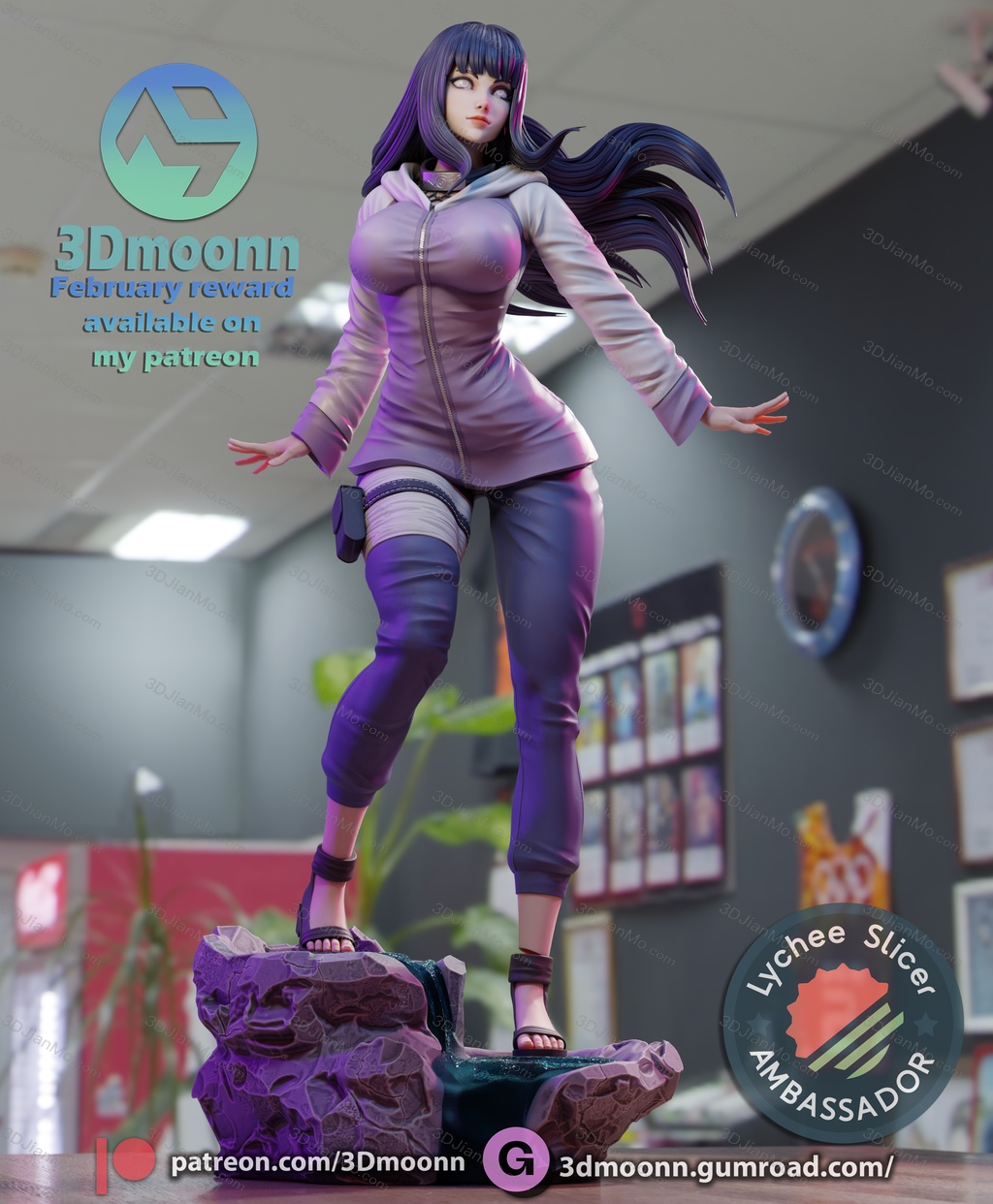 3Dmoonn 火影忍者 雏田