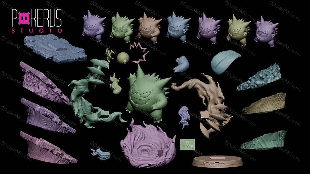 Pokerus Studio 精灵宝可梦 耿鬼