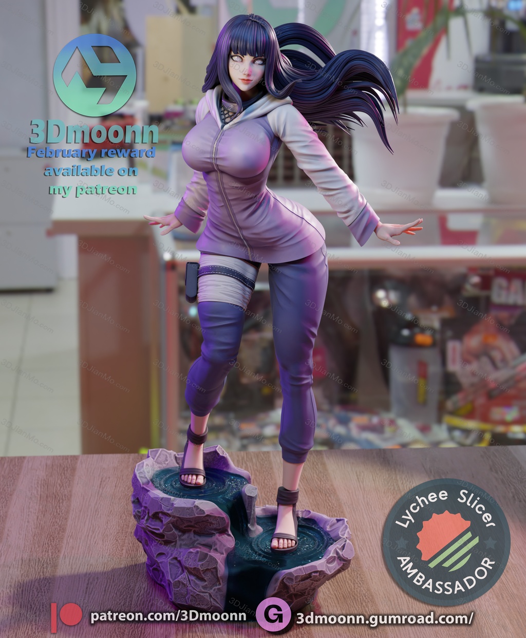 3Dmoonn 火影忍者 雏田