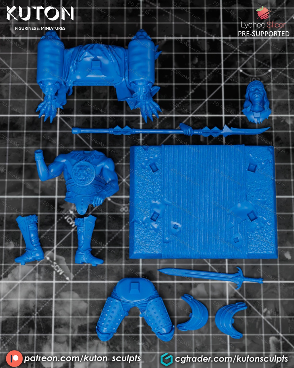 KUTON 漫威 野蛮人柯南