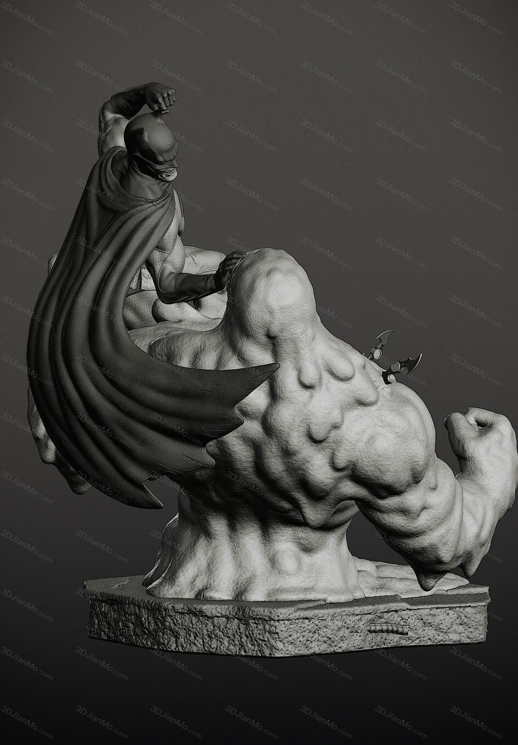 DC漫画 蝙蝠侠对战泥脸