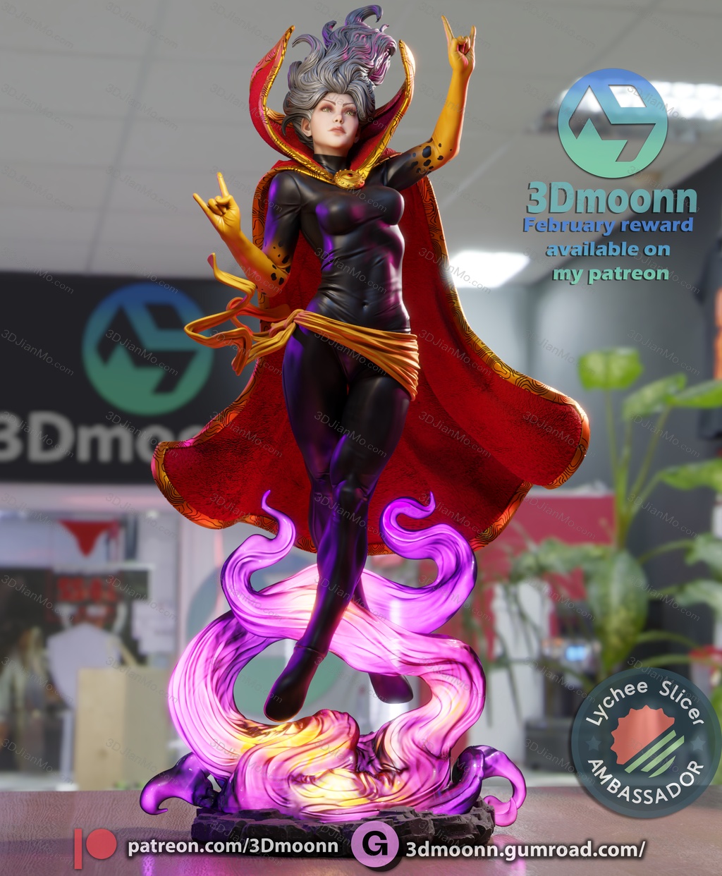 3Dmoonn 漫威 克莉