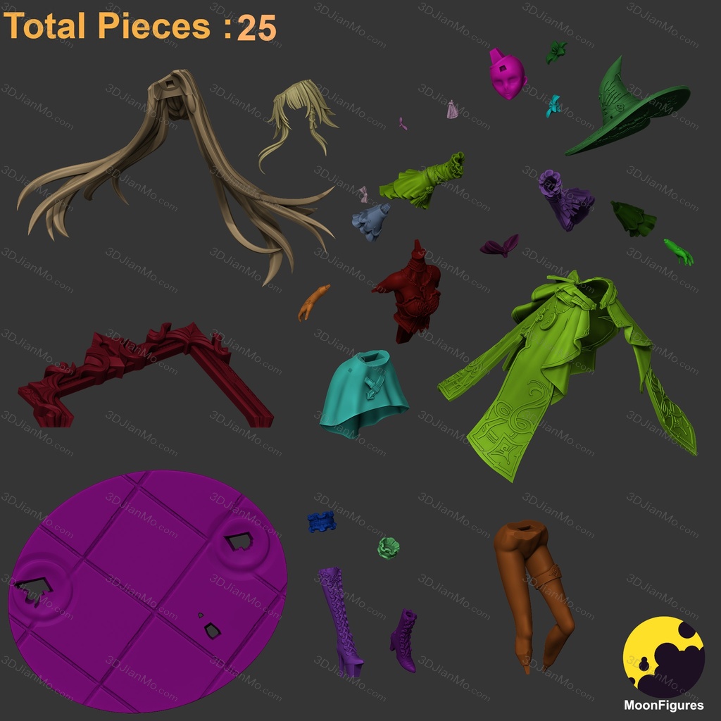 Moon Figures 崩坏：星穹铁道 黑塔