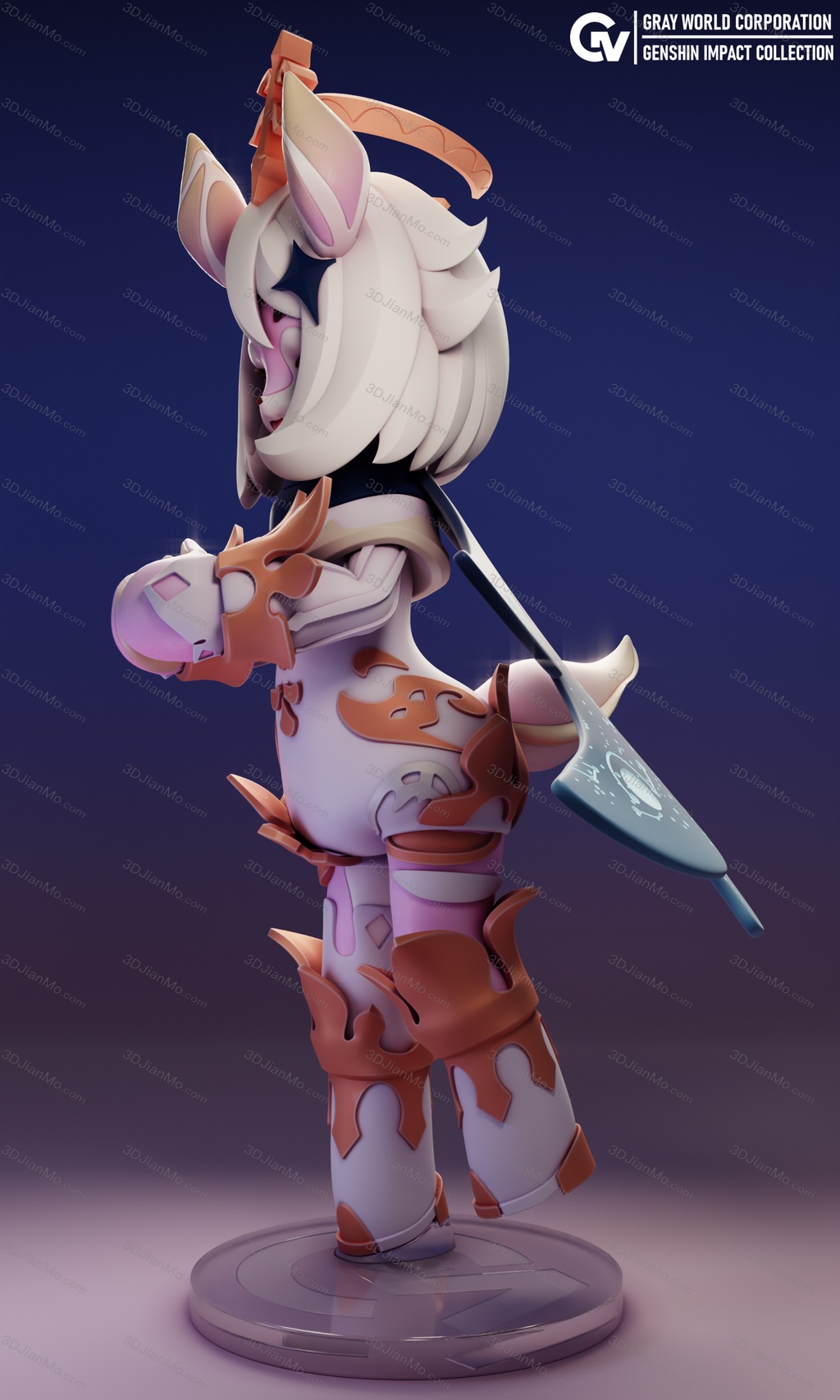 GrayWorld 原神 派蒙