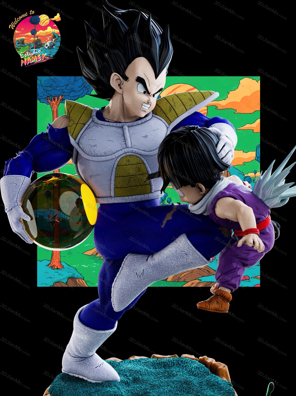 龙珠 悟空VS贝吉塔