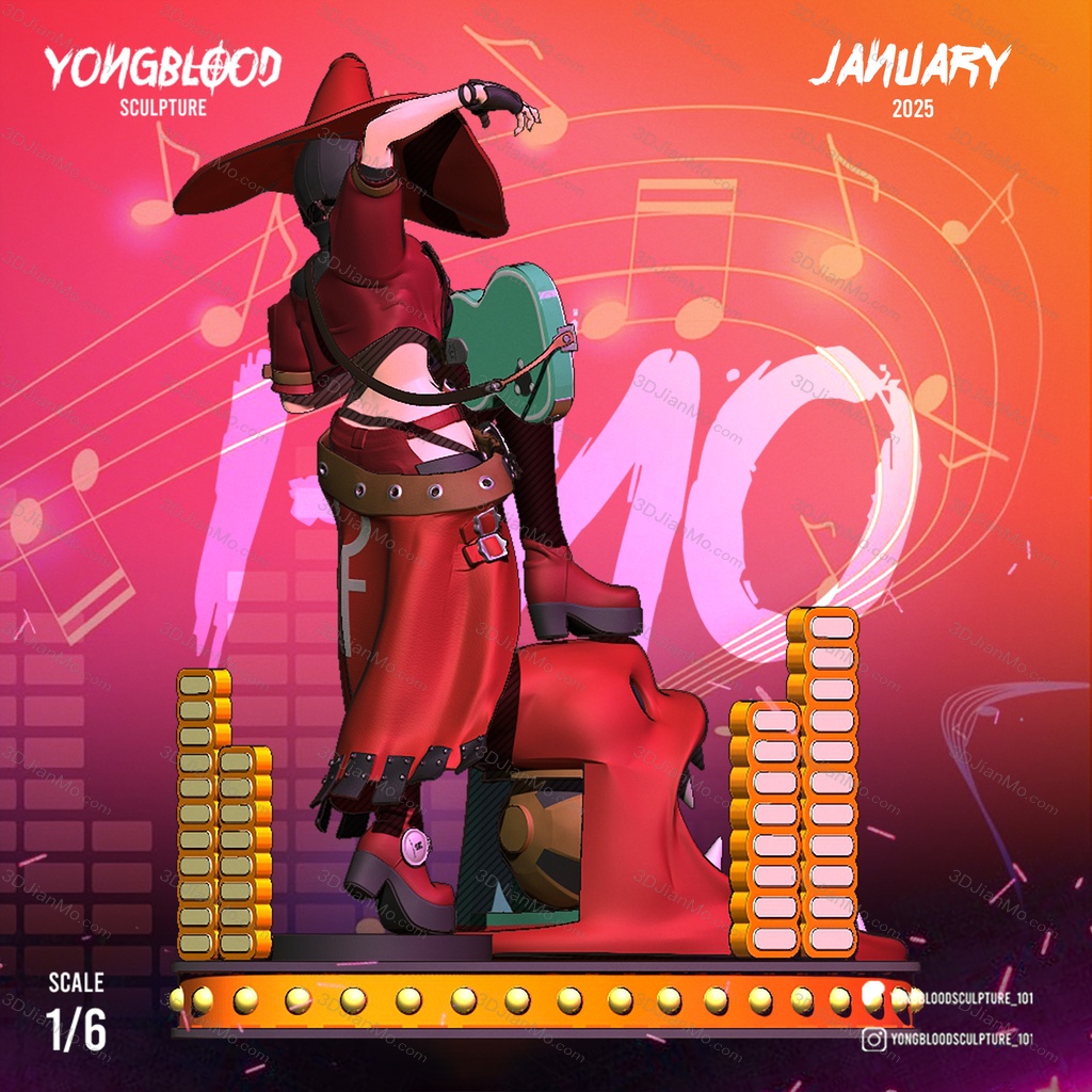 Yongblood Sculpture 罪恶装备 茵诺