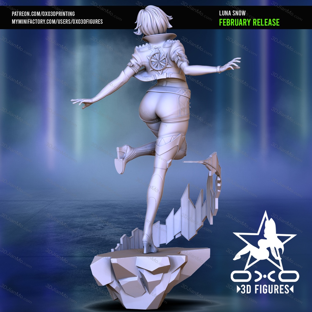 OXO3D 漫威 冰月花雪