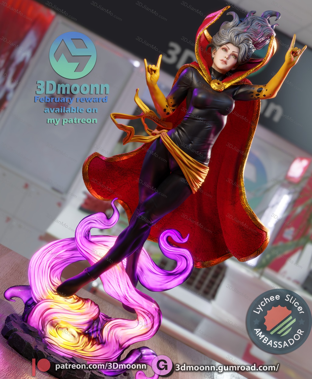 3Dmoonn 漫威 克莉