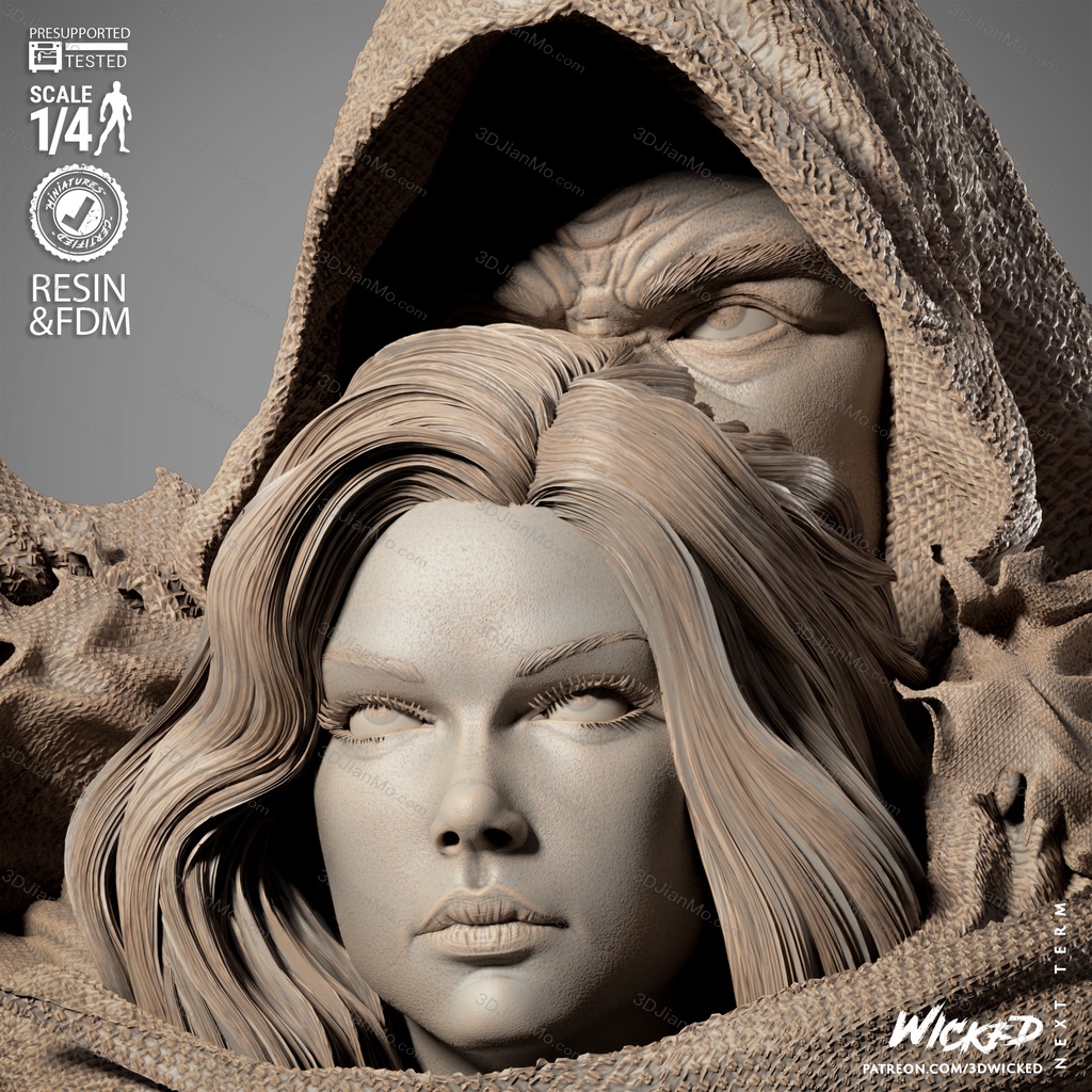 3DWicked 漫威 斗篷和匕首