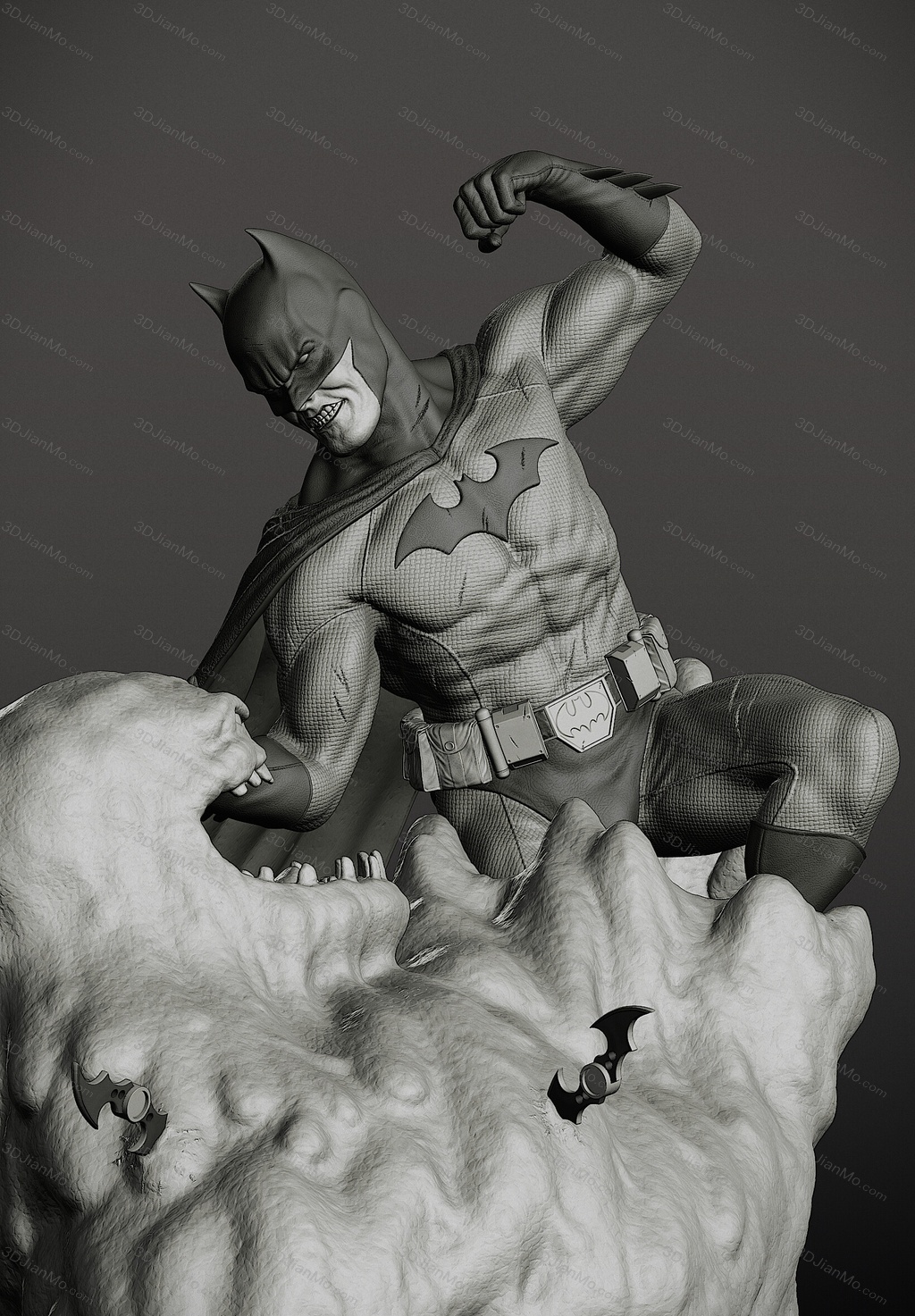 DC漫画 蝙蝠侠对战泥脸