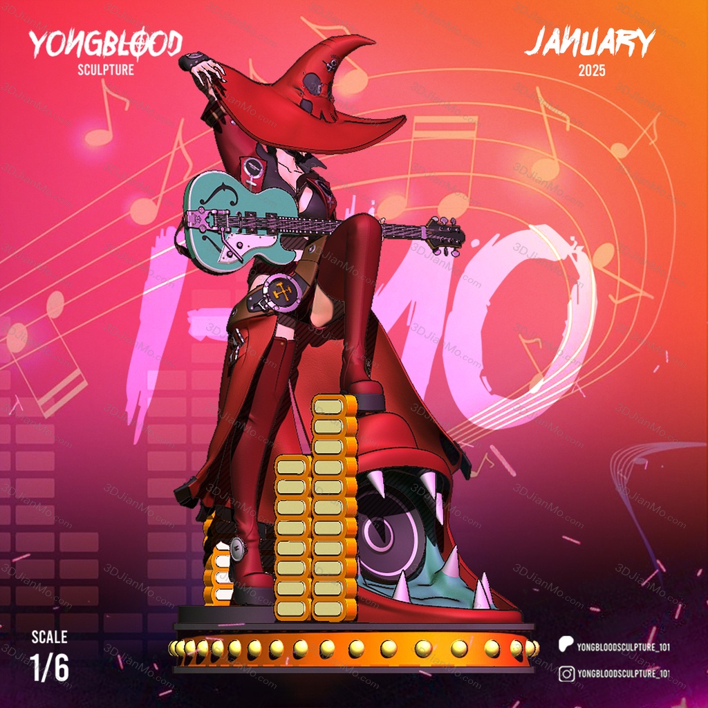 Yongblood Sculpture 罪恶装备 茵诺