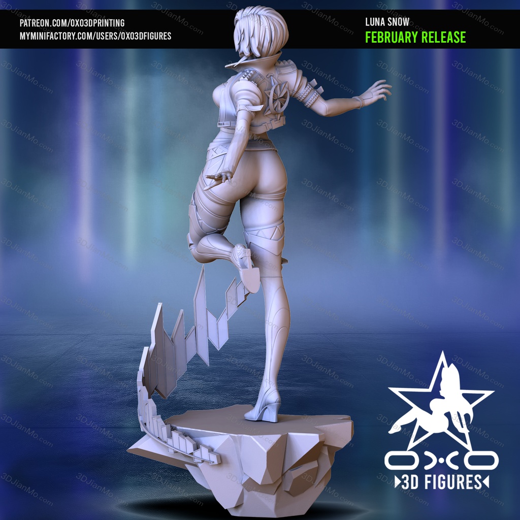 OXO3D 漫威 冰月花雪