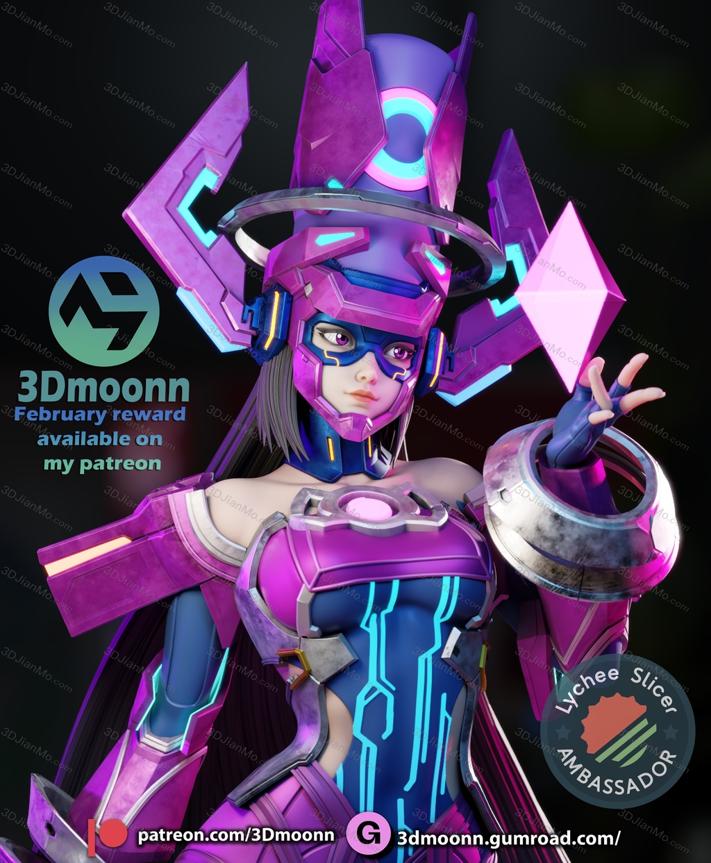 3Dmoonn 漫威 吞妹 迦娜塔