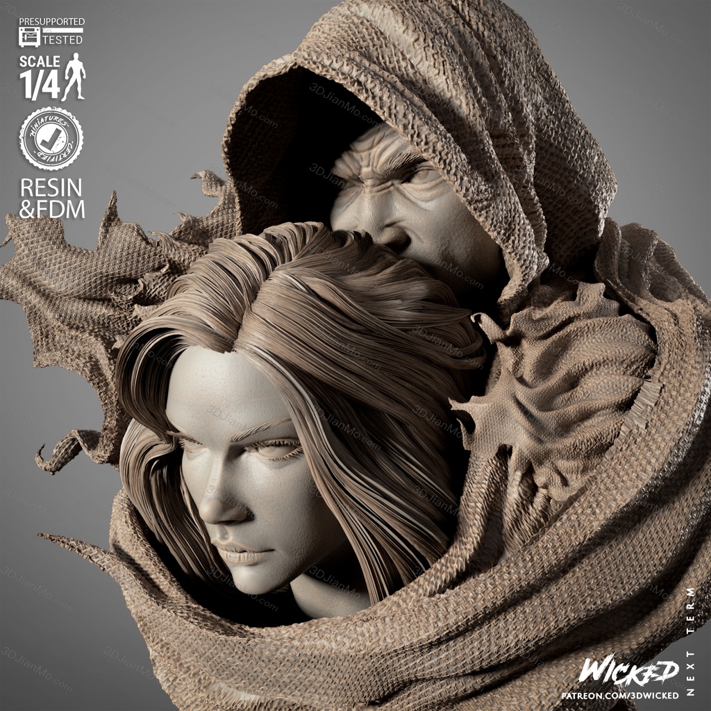 3DWicked 漫威 斗篷和匕首