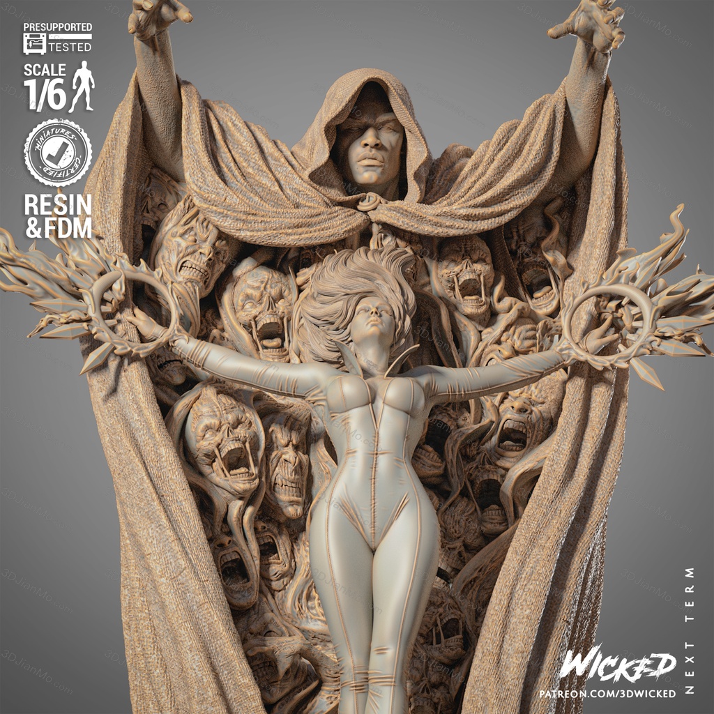 3DWicked 漫威 斗篷和匕首