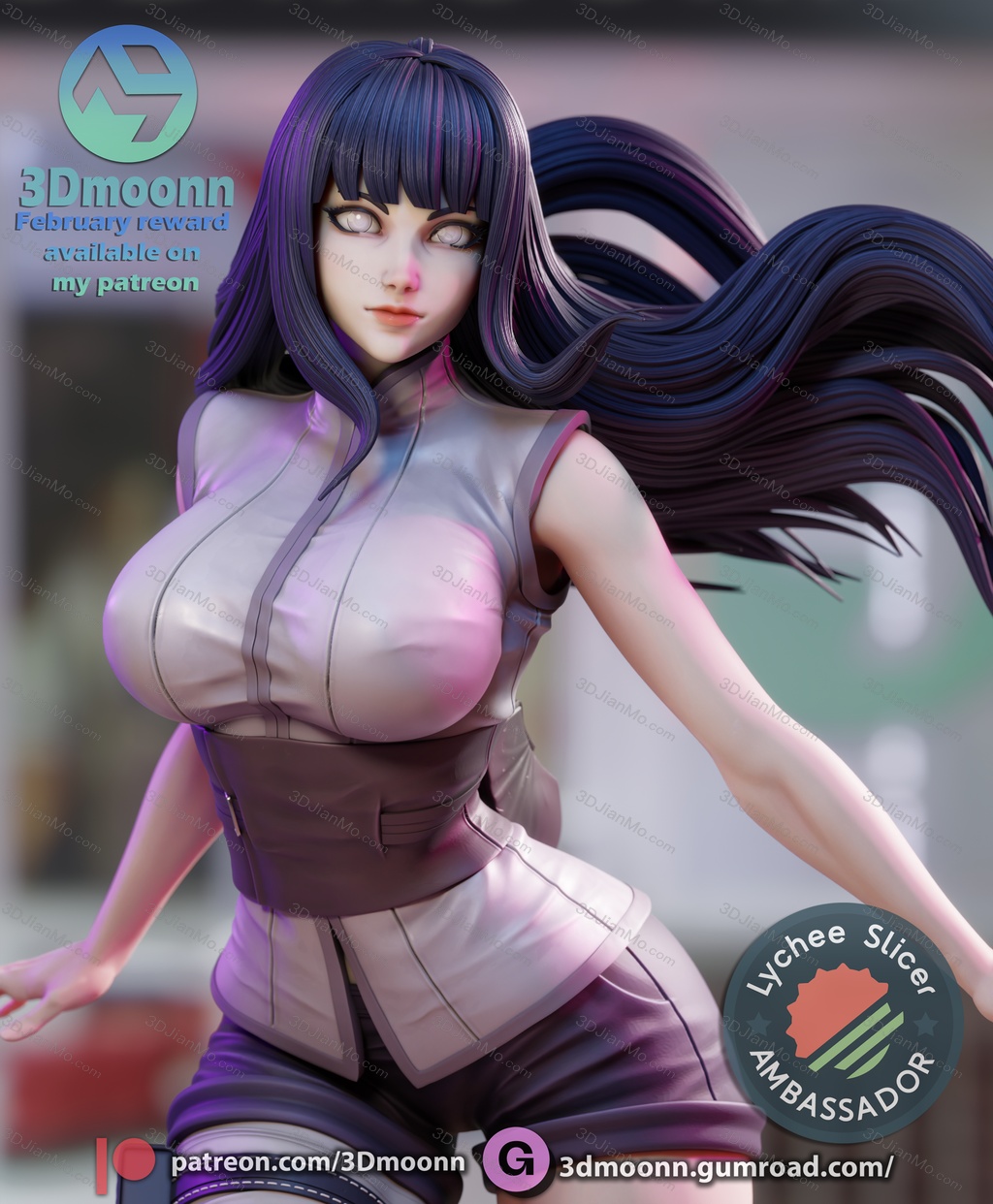 3Dmoonn 火影忍者 雏田