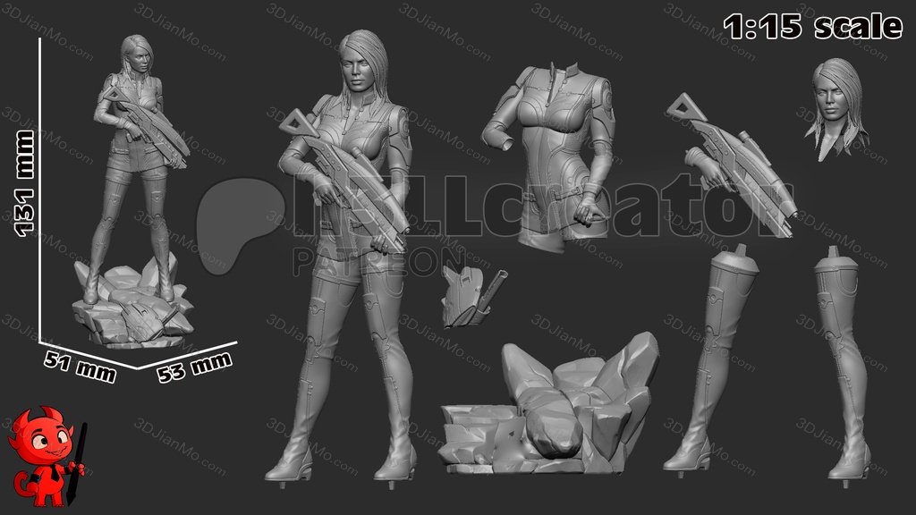 H3LL 质量效应 阿什丽