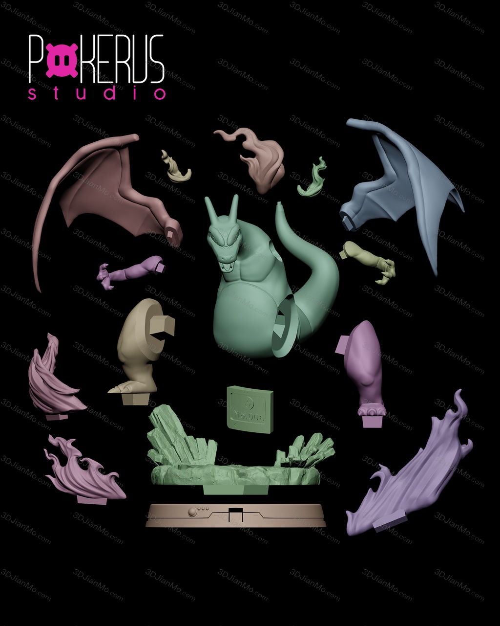 Pokerus Studio 精灵宝可梦 喷火龙