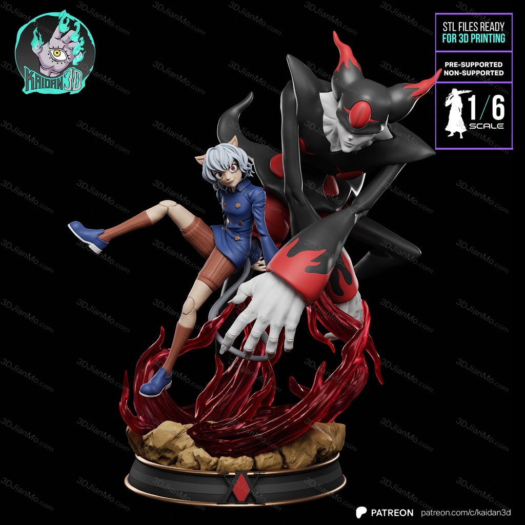 Kaidan 全职猎人 尼飞比特和黑子舞想