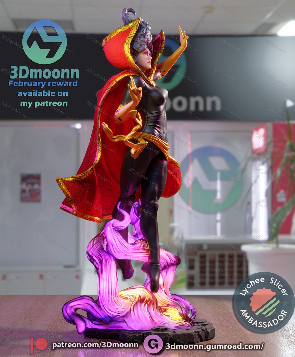 3Dmoonn 漫威 克莉