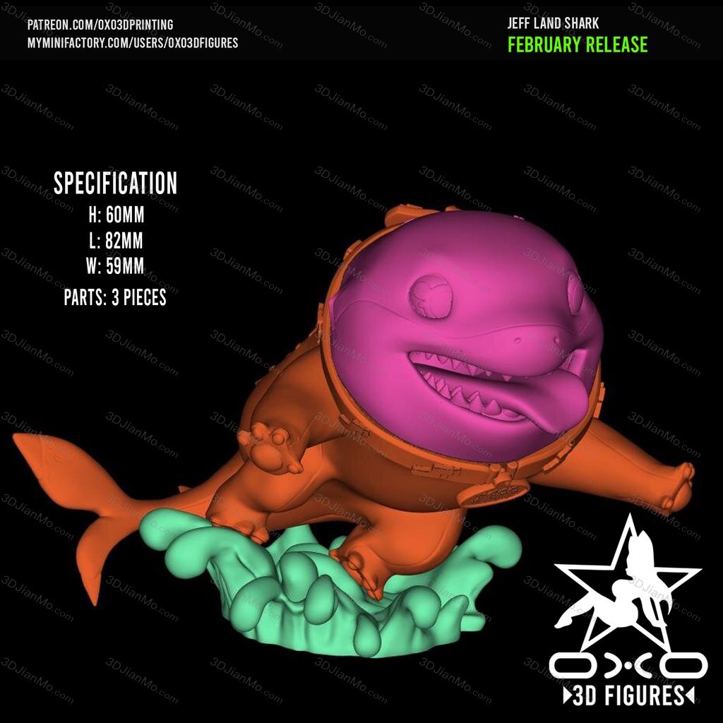 OXO3D 西海岸复仇者 杰夫