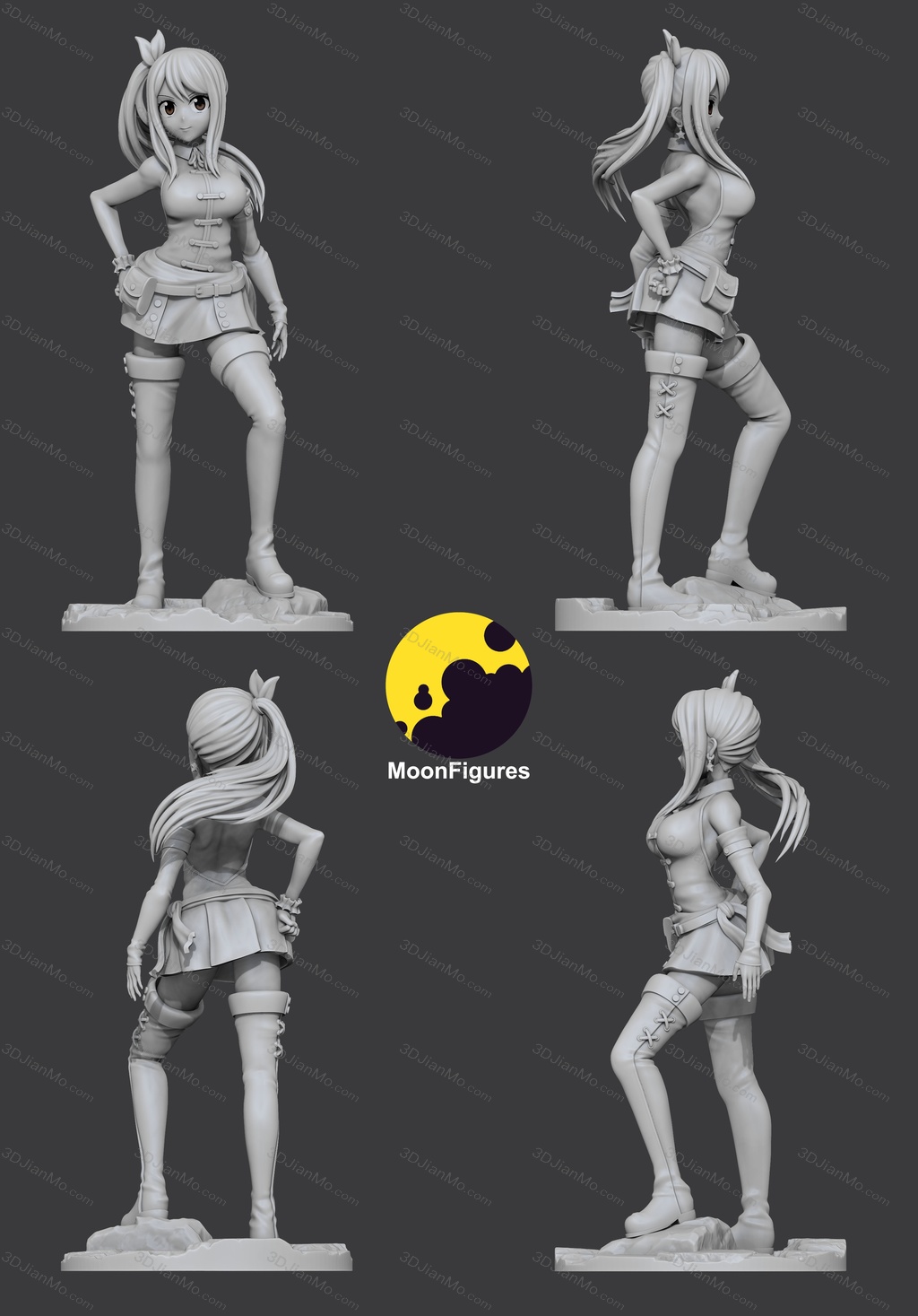 Moon Figures 妖精的尾巴 露西·哈特菲利亚