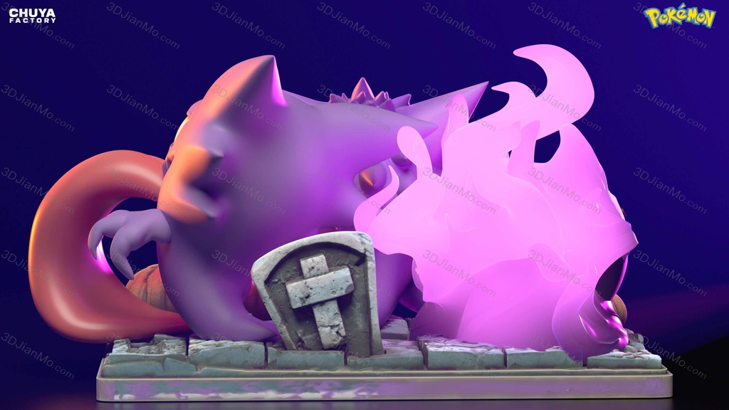 Chuya Factory 精灵宝可梦 万圣节耿鬼