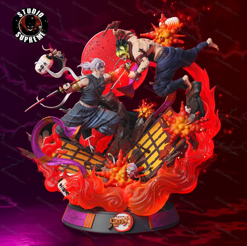 鬼灭之刃 宇髄天元和上弦之陆