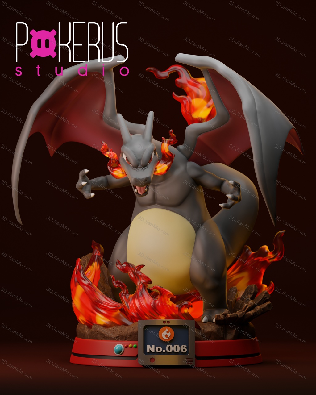 Pokerus Studio 精灵宝可梦 喷火龙