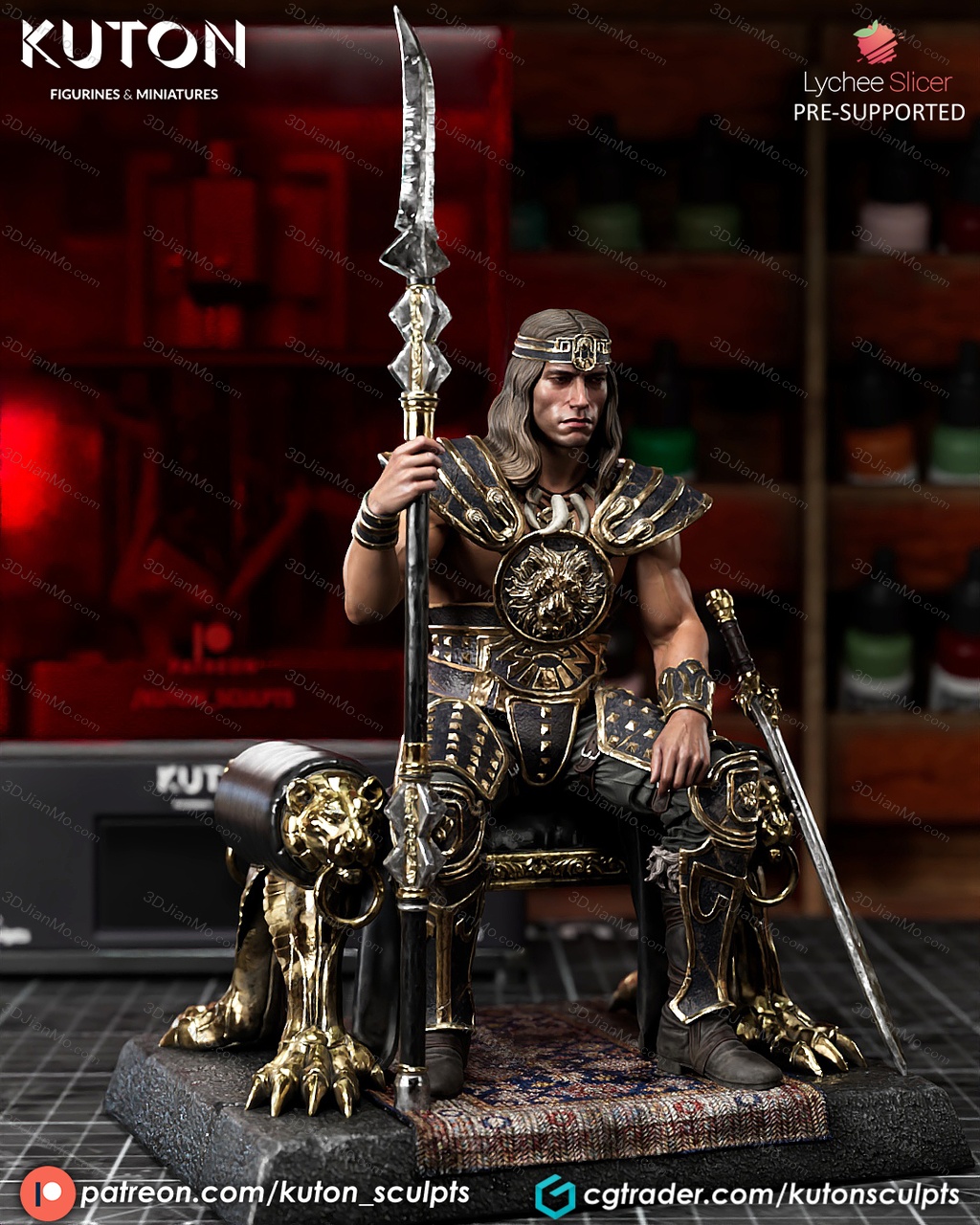 KUTON 漫威 野蛮人柯南