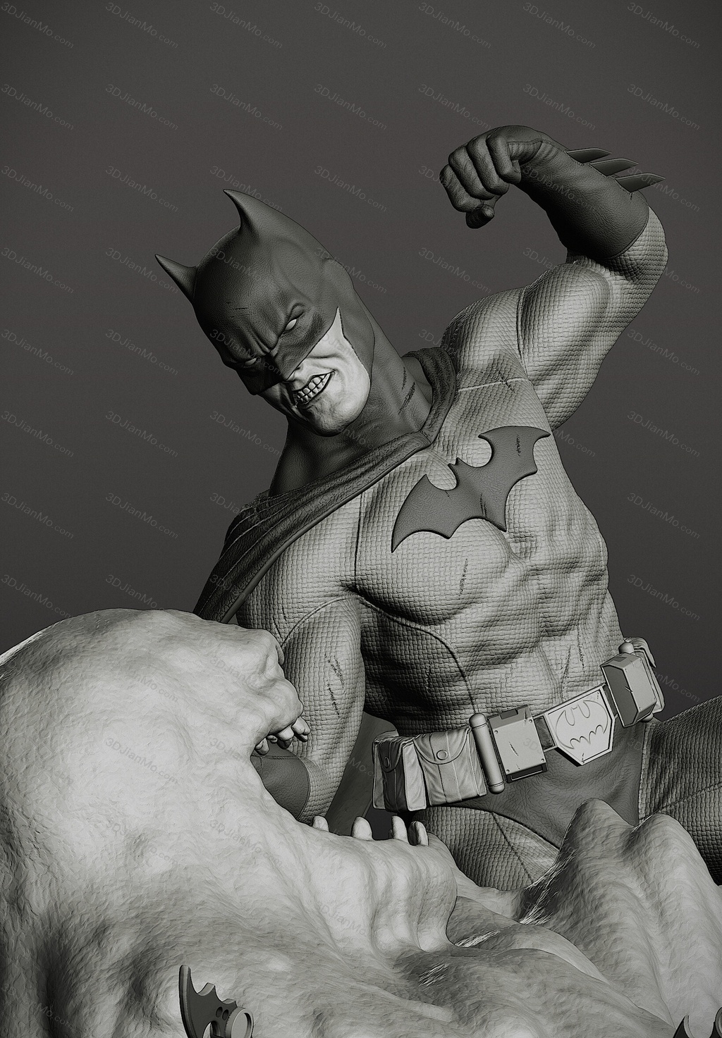 DC漫画 蝙蝠侠对战泥脸