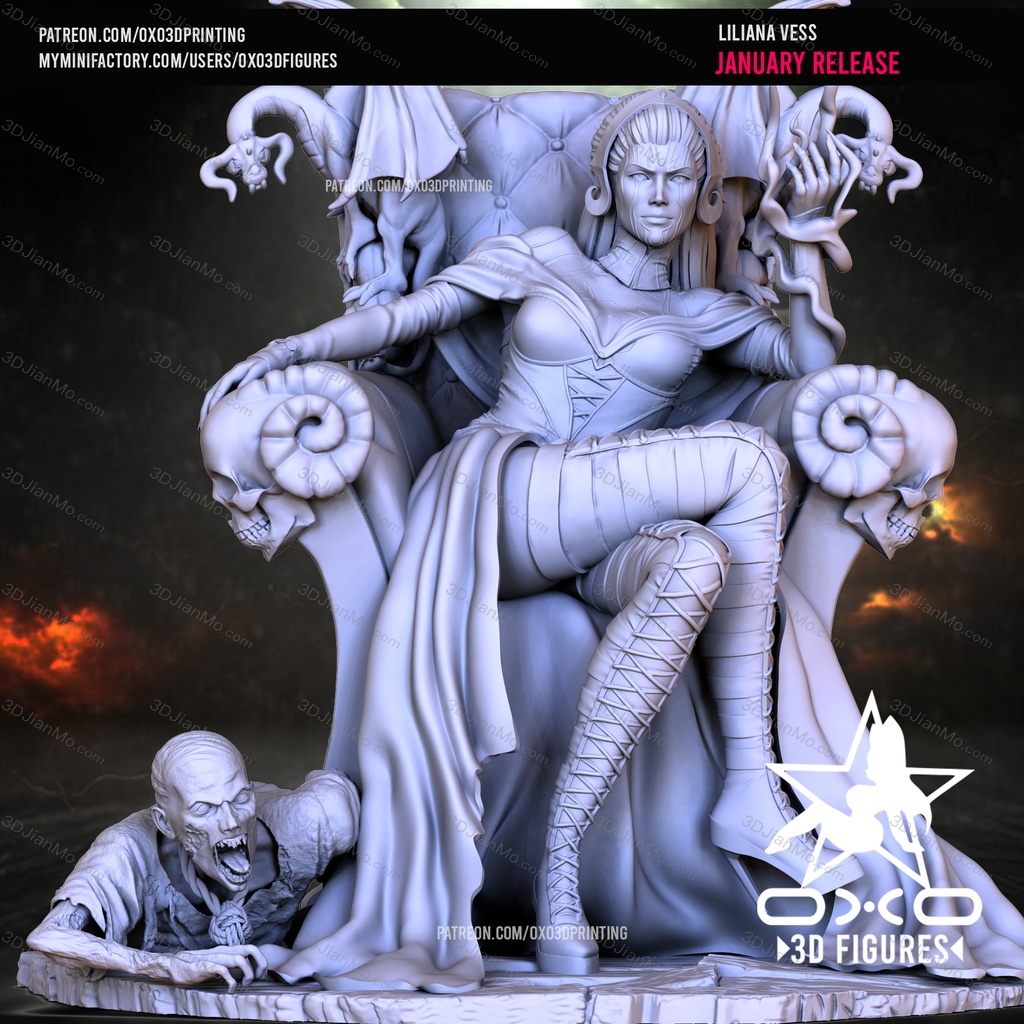 OXO3D 万智牌 莉莲娜维斯